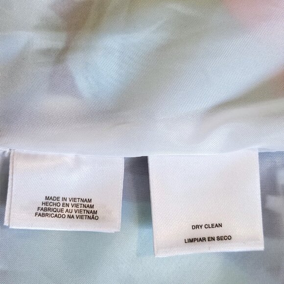 BLACK LABEL By EVAN PICONE Sleeveless Knee-Length Floral Watercolor Dress Size 8 - Picture 8 of 10